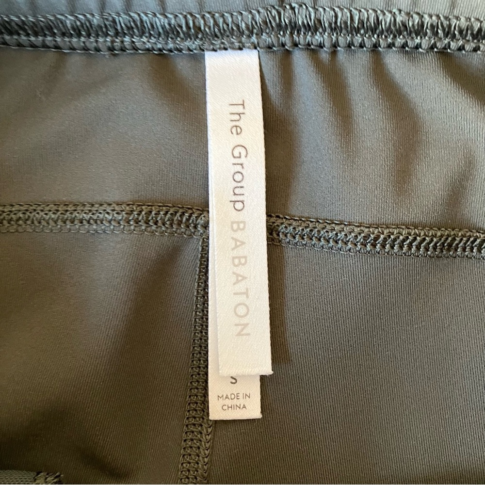 Babaton The Group Weekender Pant Size S Gray Joggers Pockets Pull On High Rise - Picture 6 of 10